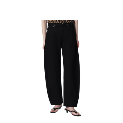 MAYFEYR - Agolde - Luna Jeans In Black Cover Denim - A92181817CVER