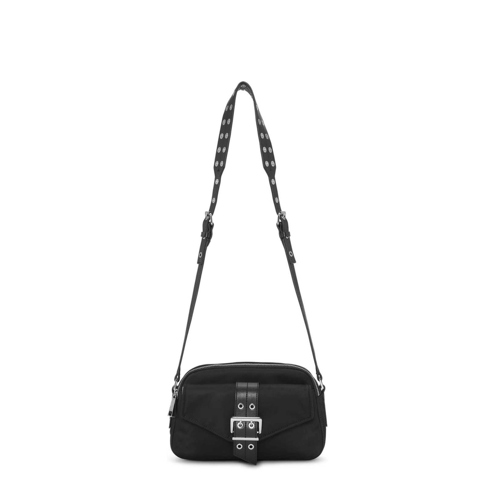 Black Recycled Nylon Technical Jersey Bag
