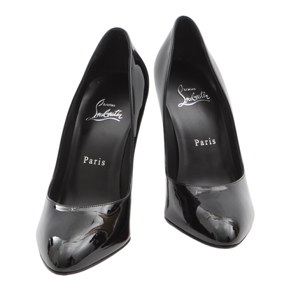 Black Patent Lamb Nappa Leather Pumps