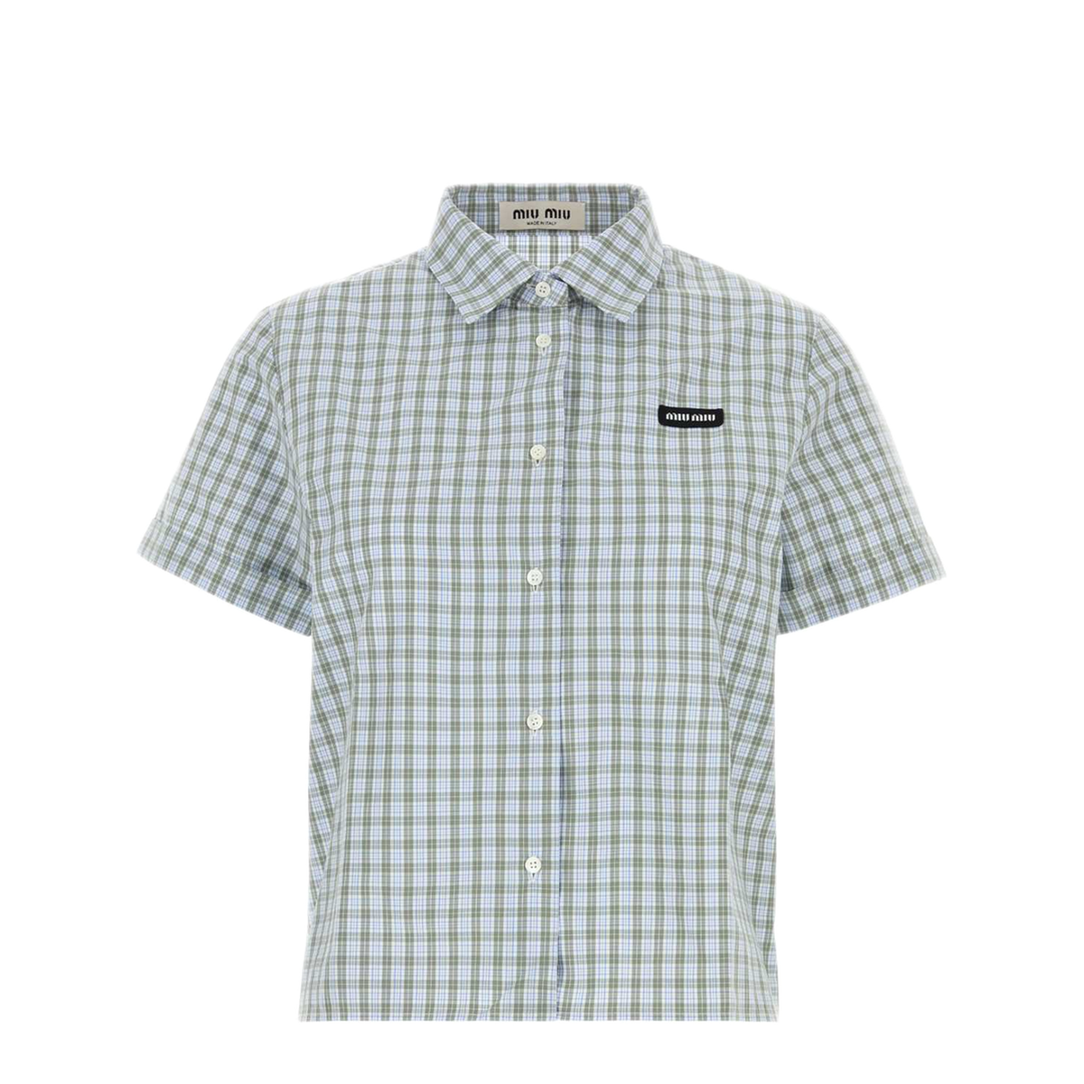 MAYFEYR - Miu Miu - Embroidered Poplin Shirt - MK1959SOOO196LF073K
