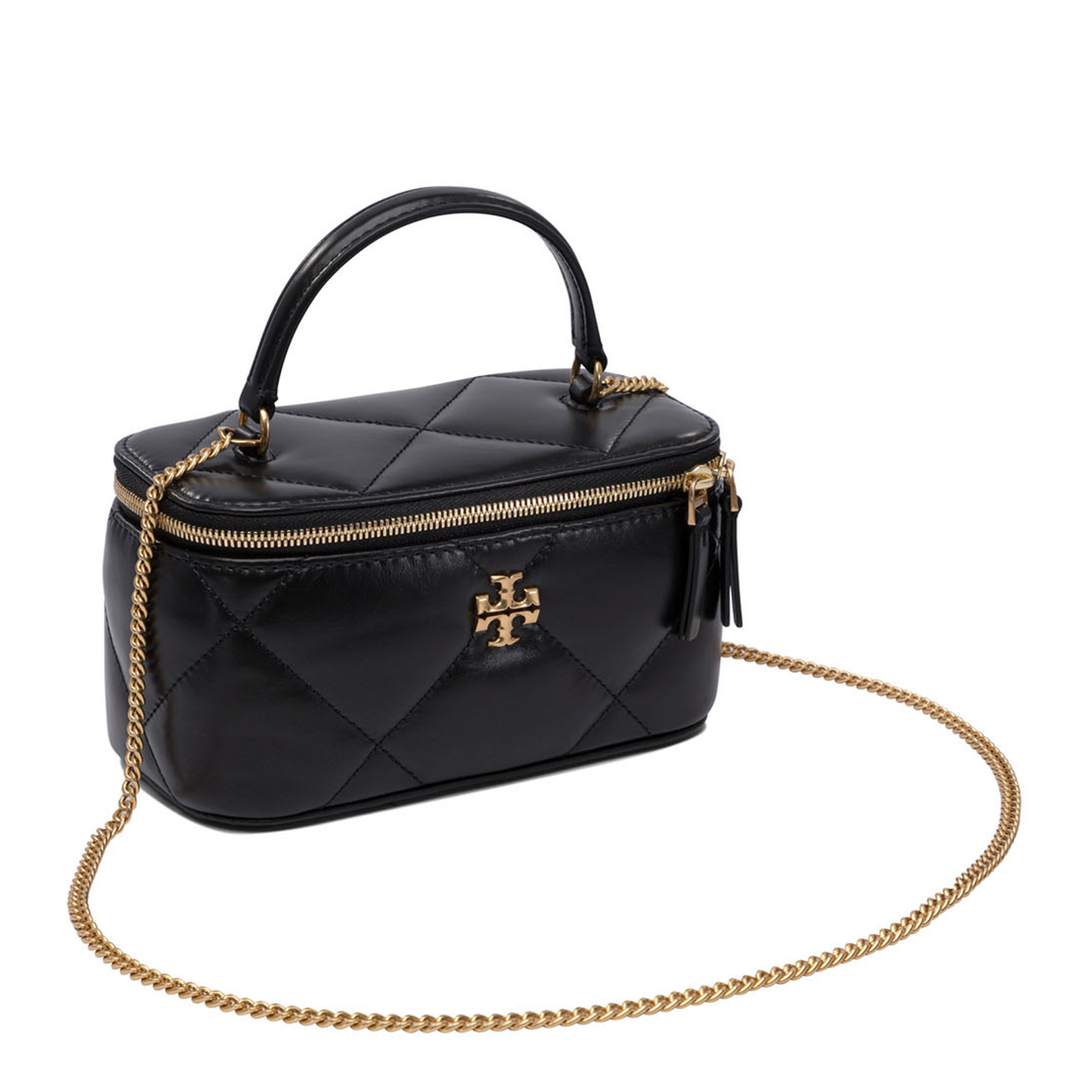 Vanity Black Leather Bag