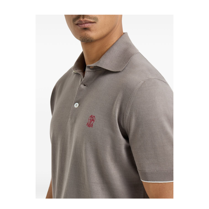 Polo Shirt Cotton Grey