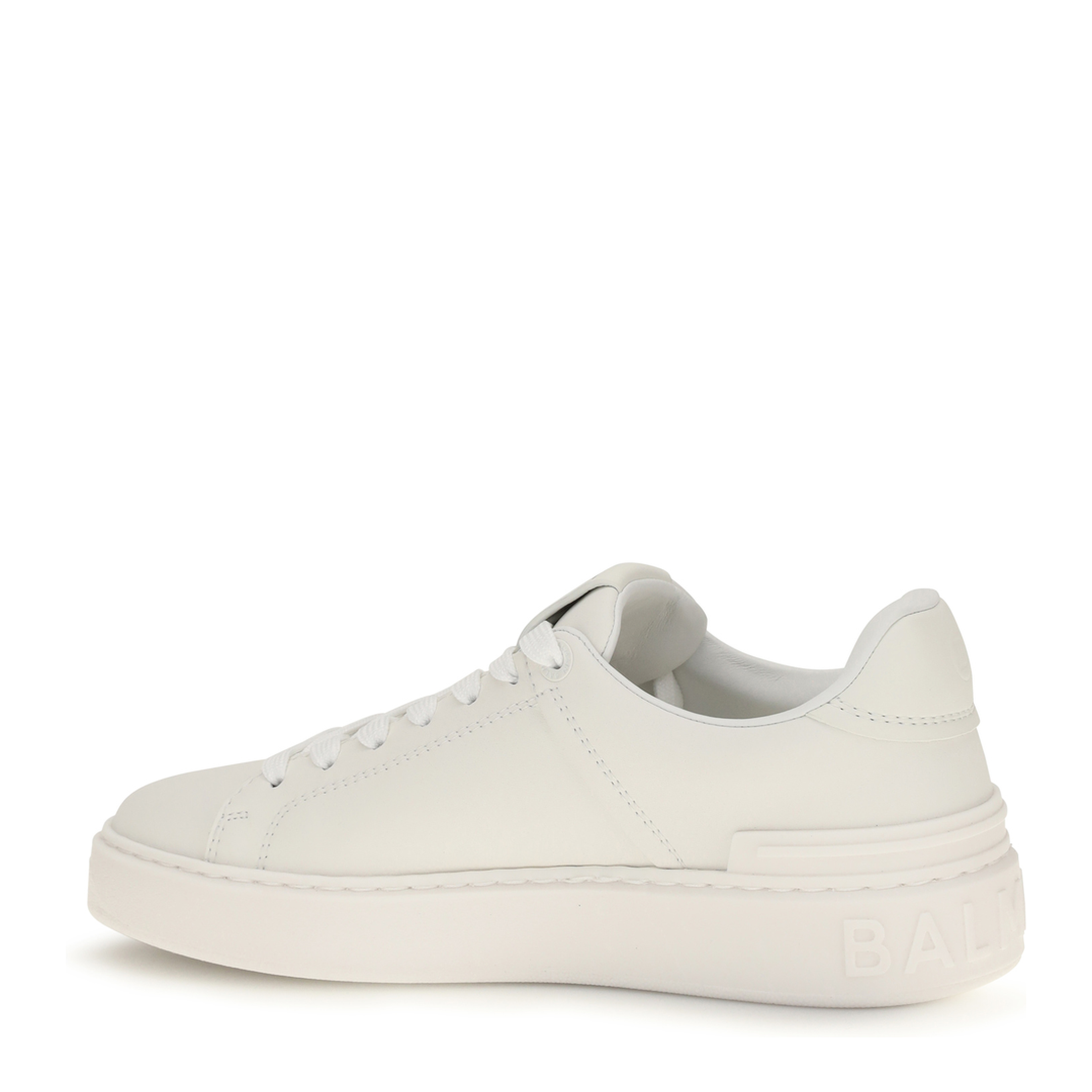 MAYFEYR - Balmain - B Court Leather Sneakers - HN1VI690LVTR0FA