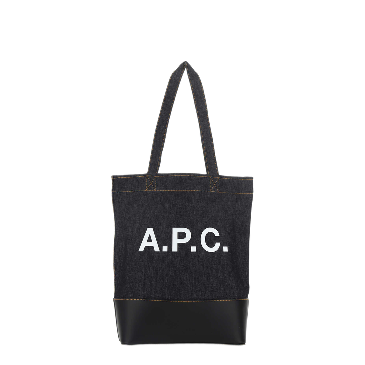MAYFEYR - A.P.C. - Blue Denim And Leather Shopping Bag - CODDPM61444IAK