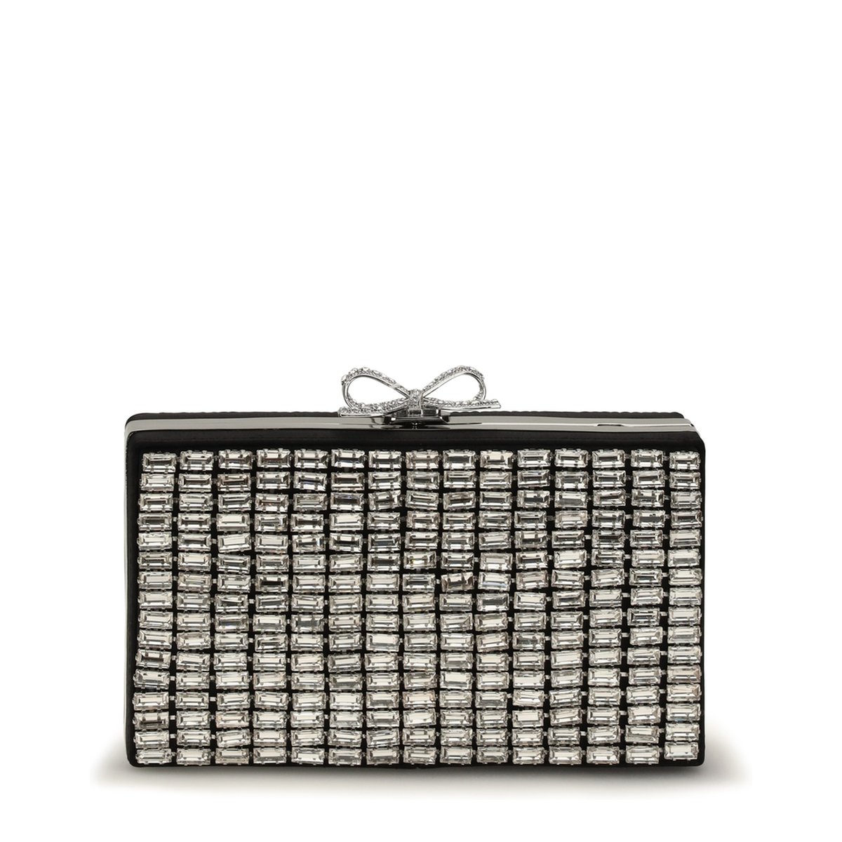 AQUA Crystal Clutch - Silver