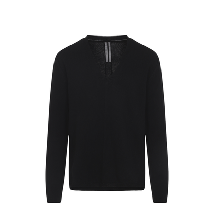 MAYFEYR - Rick Owens - Oversized Extreme V-Neck Pullover - RU01F2610KBC