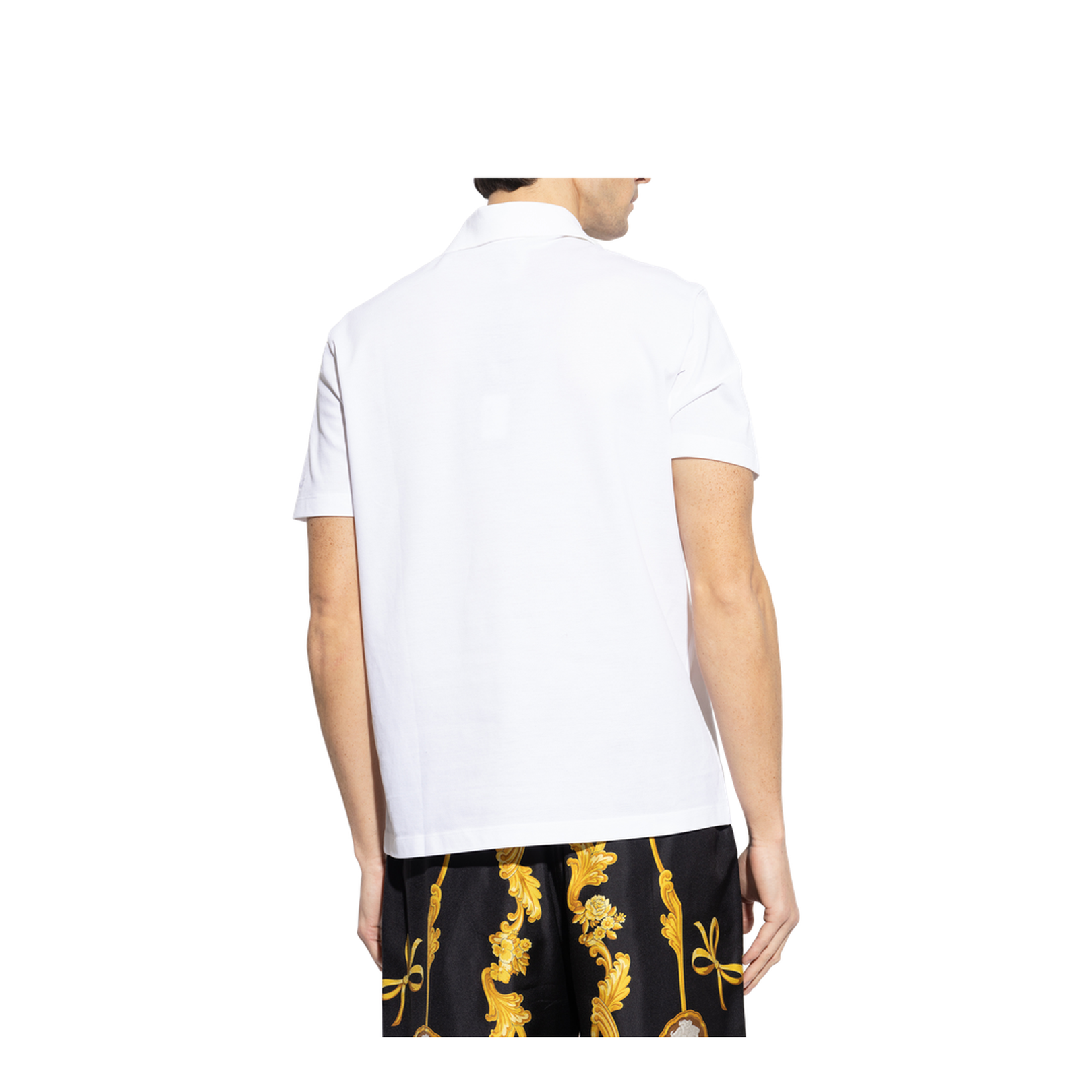 White Piquet Polo Shirt