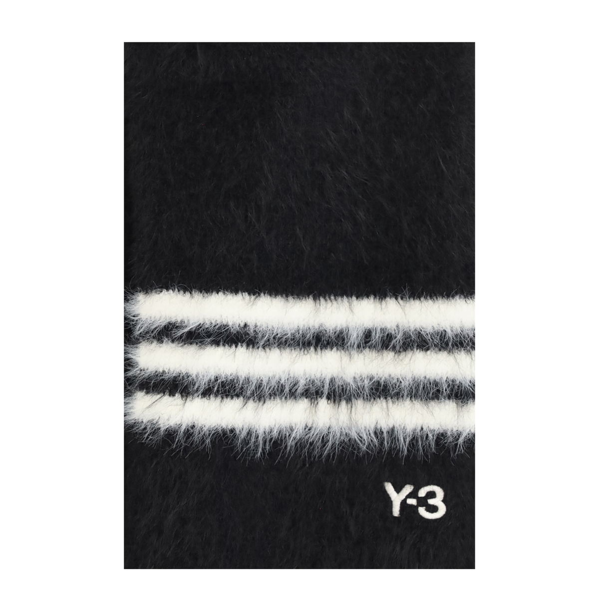MAYFEYR - Y-3 - Brushed Fringed Scarf - KS8164BLACK