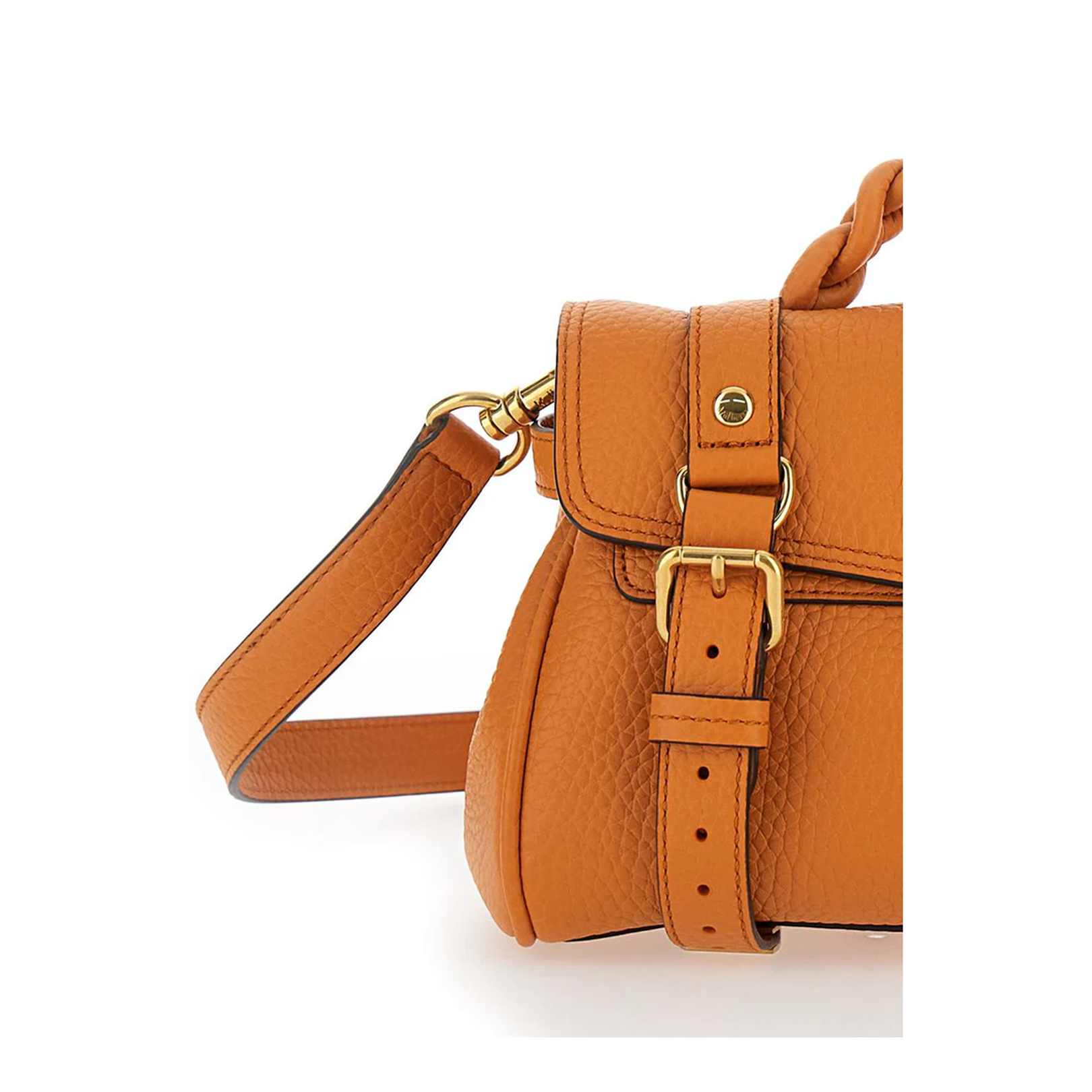 Mini Alexa Heavy Orange Crossbody Bag