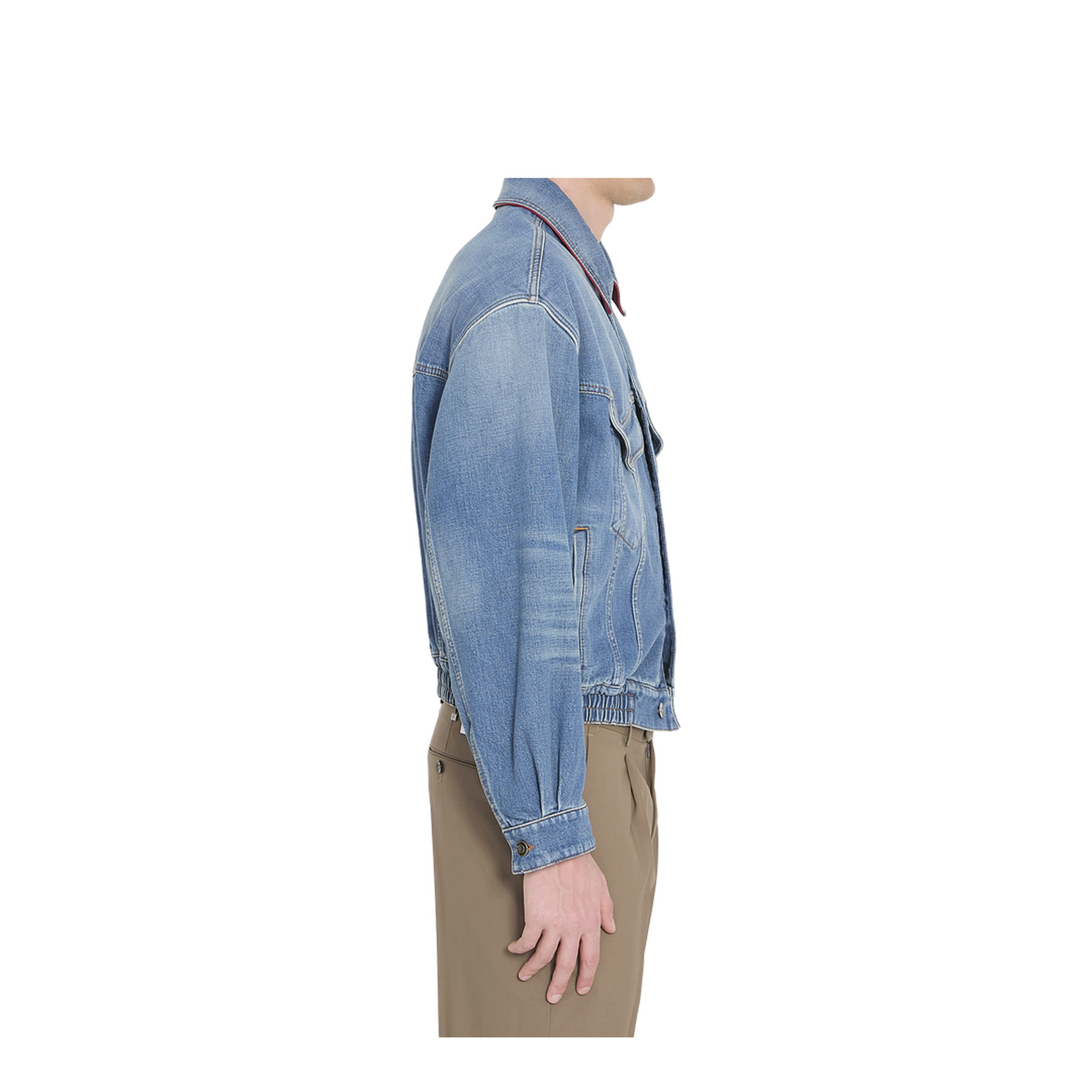 Cotton Denim Blouson