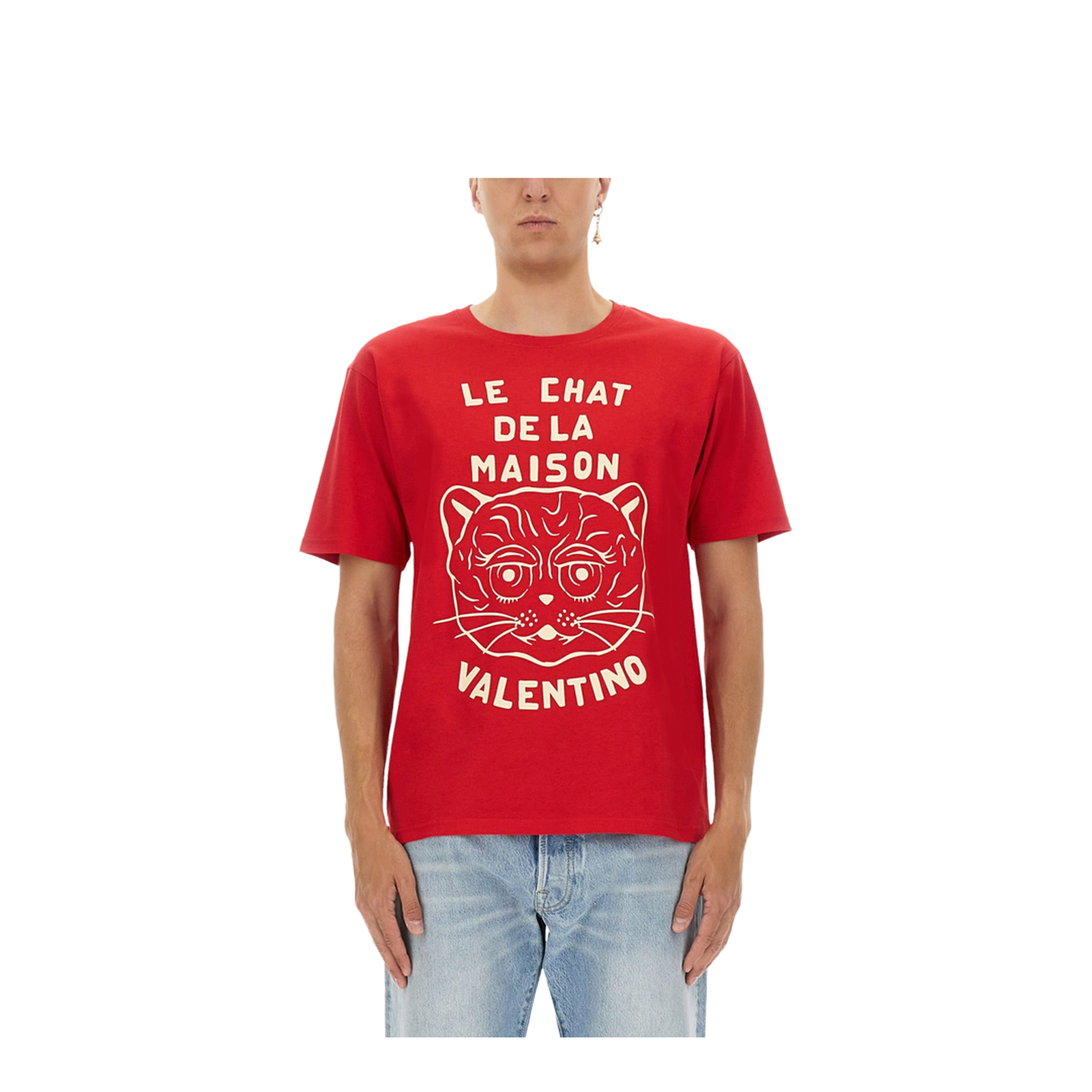 Chat de la Maison T-Shirts Red