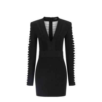 Cut-Out Dress Black