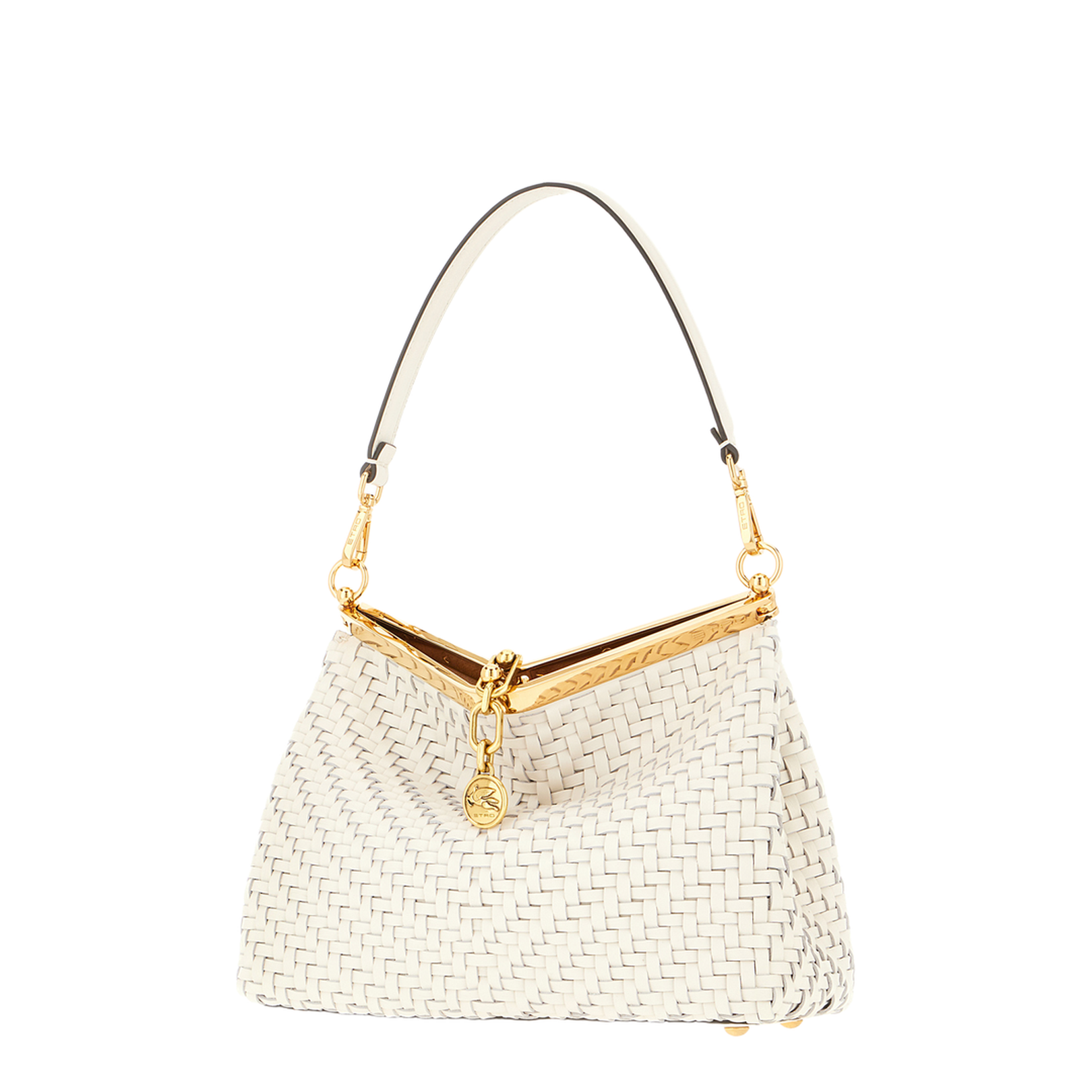 Medium Vela Calfskin Shoulder Bag