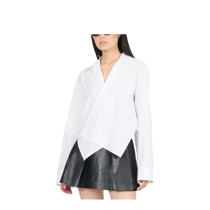 Asymmetric Cotton Shirt