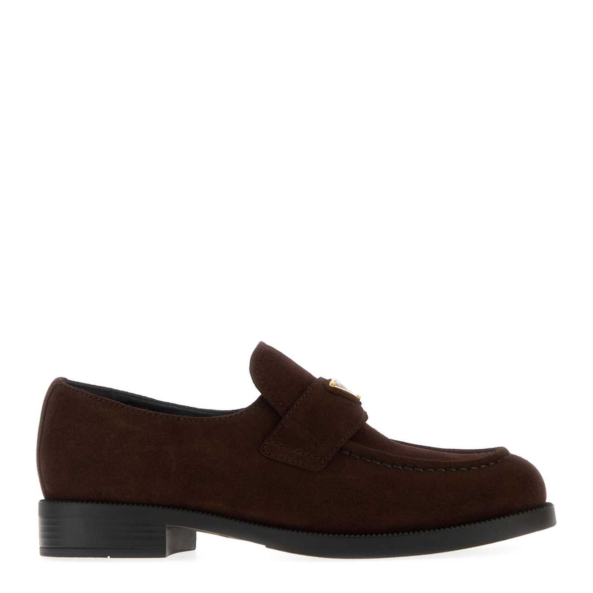 MAYFEYR - Prada - Dark Brown Suede Loafers - 1D329NFDX25103F0003