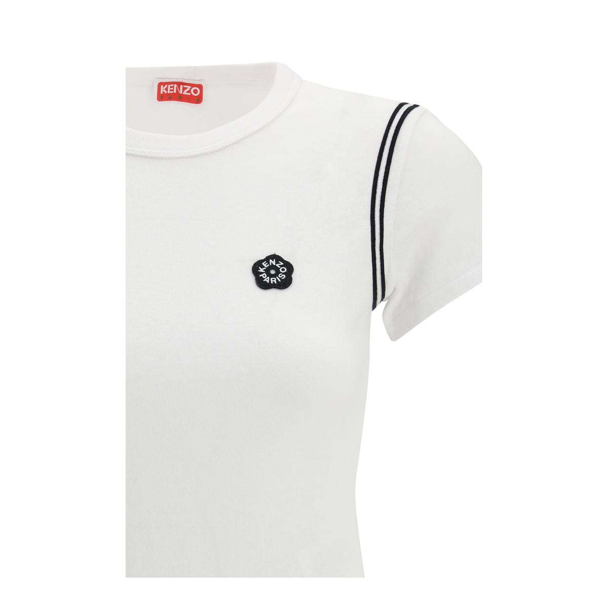 MAYFEYR - Kenzo - Cotton Boke Flower 2 0 Embroidered T Shirt - FG52TS2054SK01