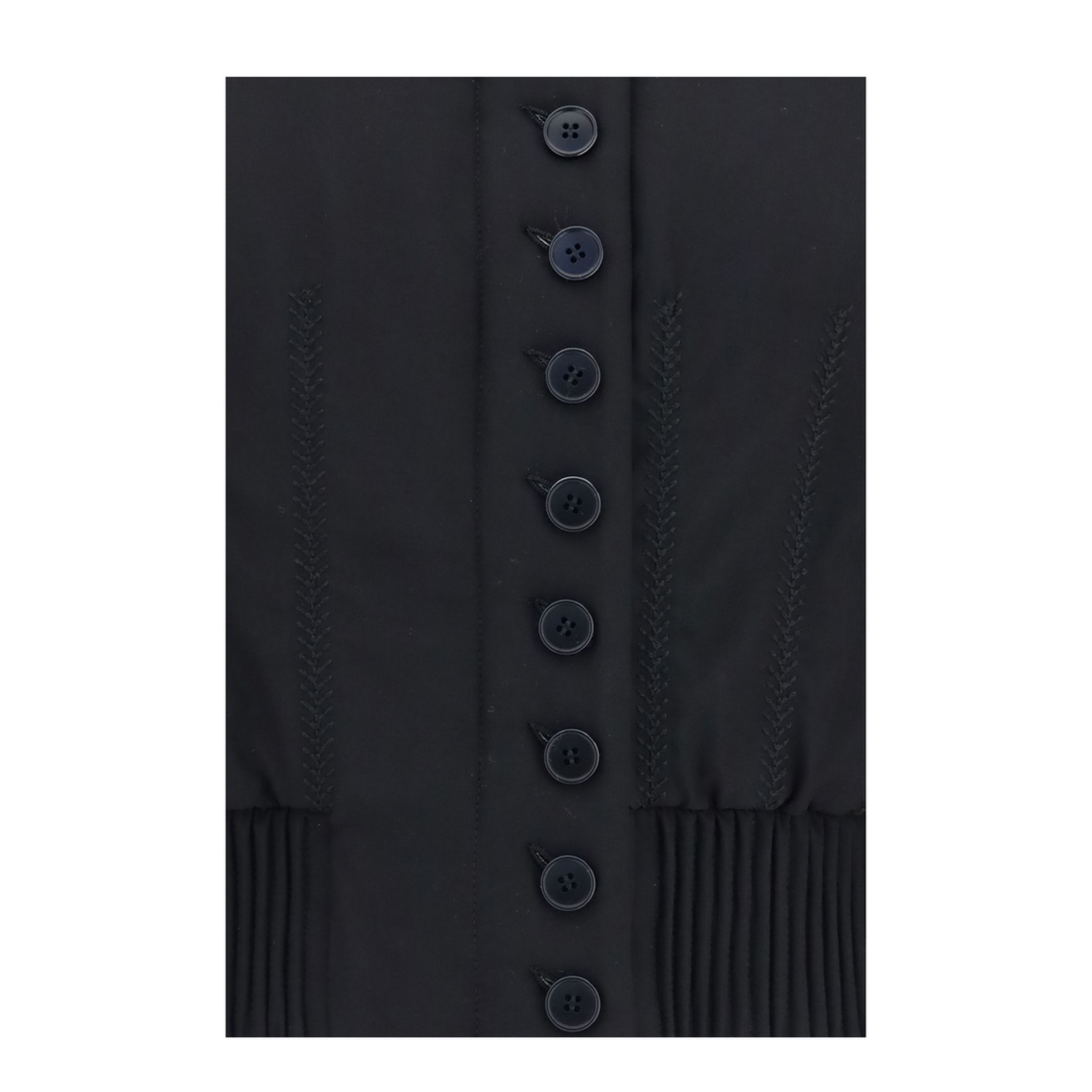MAYFEYR - Alexander Mcqueen - Buttoned Bomber Jacket With Visible Stitching - 865429QBADT1000