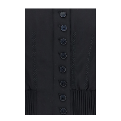 MAYFEYR - Alexander Mcqueen - Buttoned Bomber Jacket With Visible Stitching - 865429QBADT1000