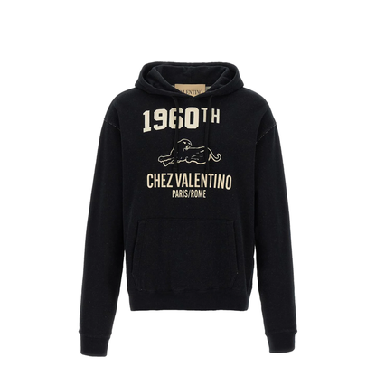 Printed Hoodie Black