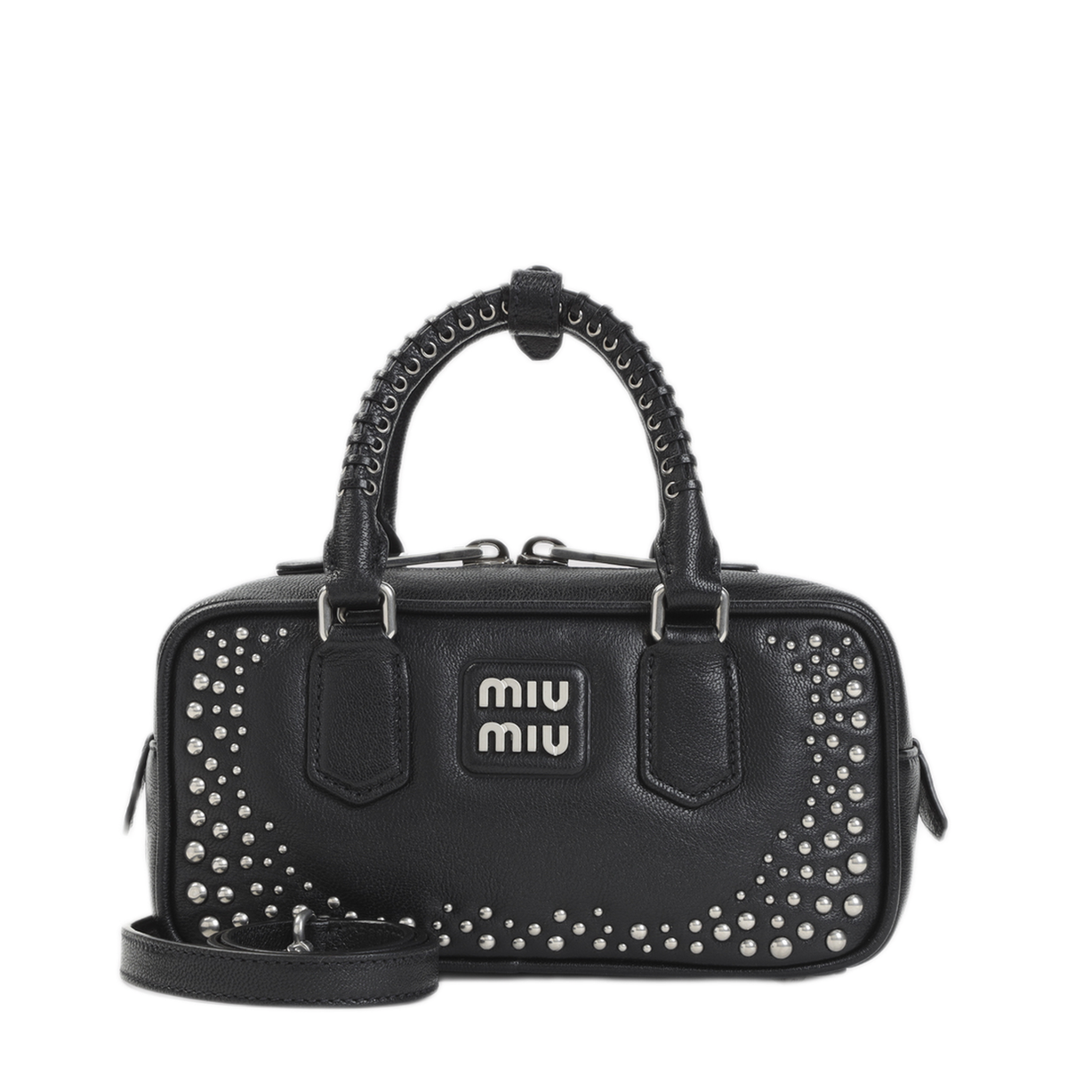 MAYFEYR - Miu Miu - Bag In Black Goat Leather - 5BB142VOB12ZSQF0002