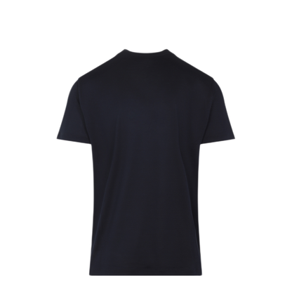 MAYFEYR - GIORGIO ARMANI - Blue Silk T Shirt - 3KSM77SJZHZUB100
