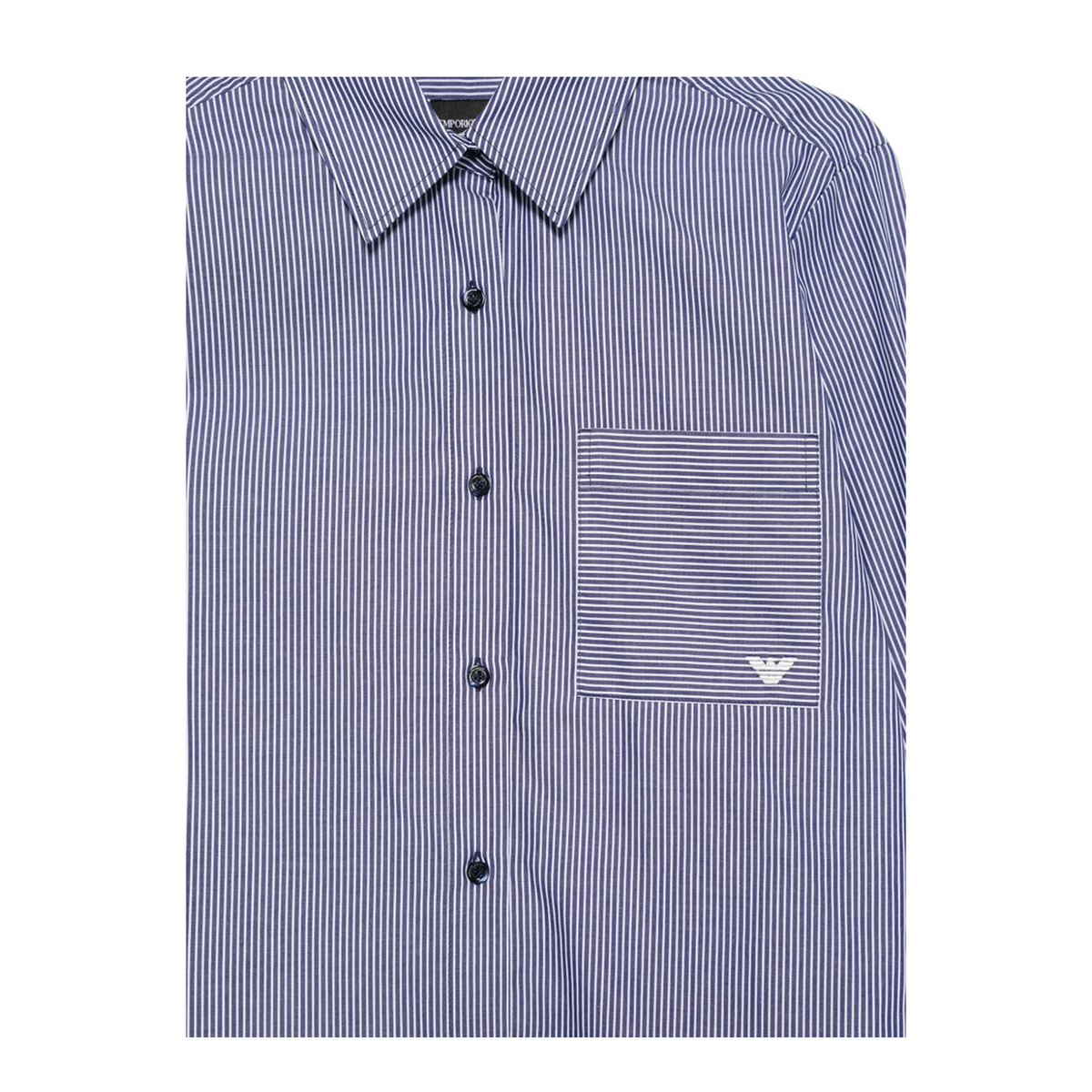 MAYFEYR - Emporio Armani - Striped Cotton Shirt - EW005533AF29077FB004