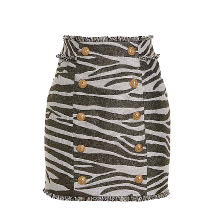 Lurex Zebra Skirt