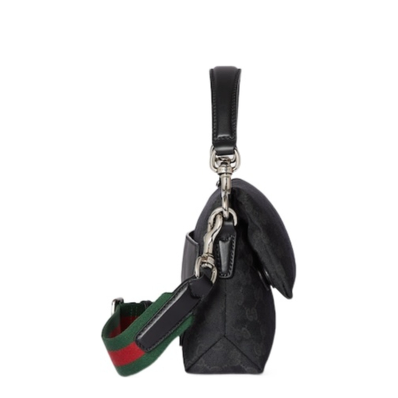 GG Canvas Small Canvas Crossbody Bag - Black