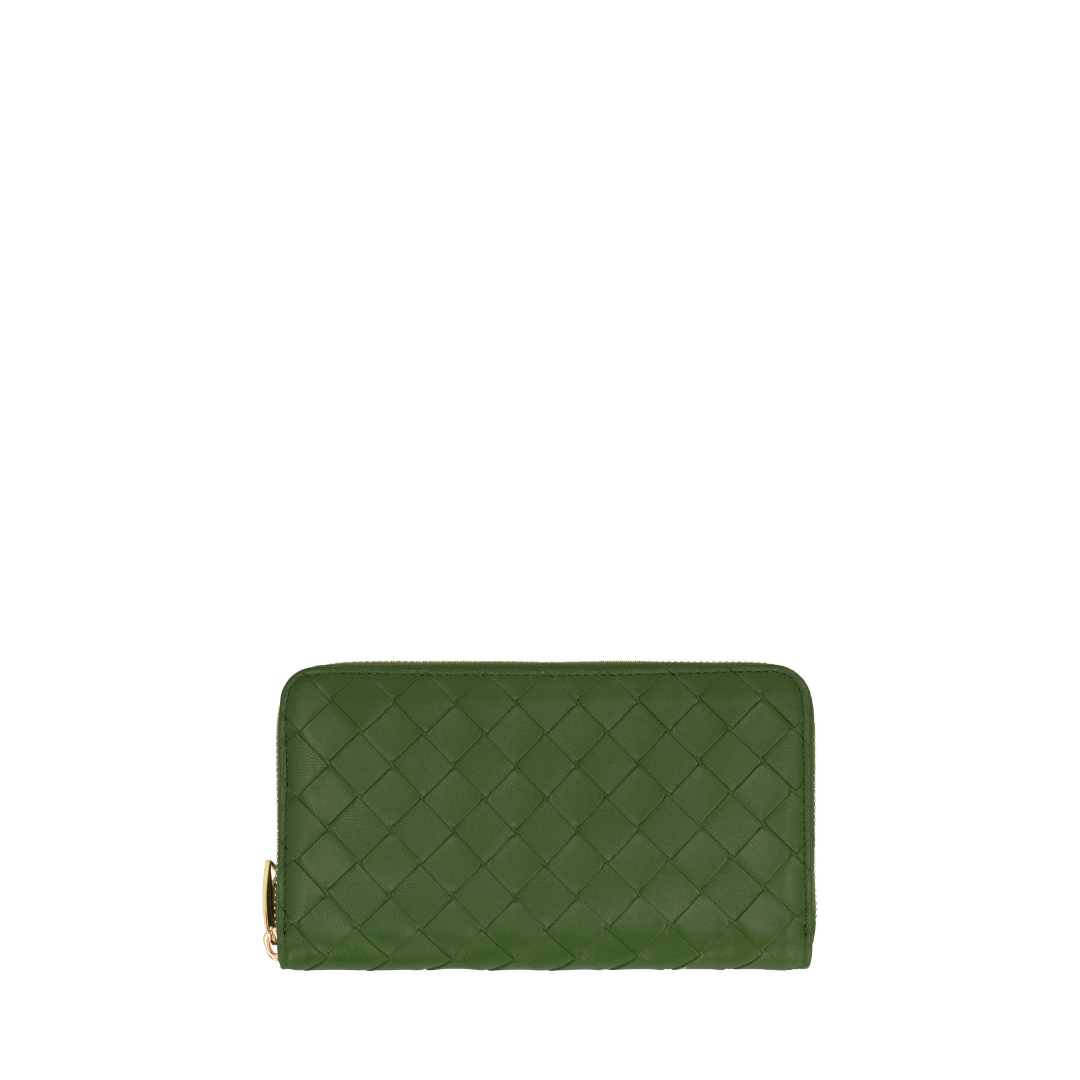 Ziparound Long Wallet Gold Hardware