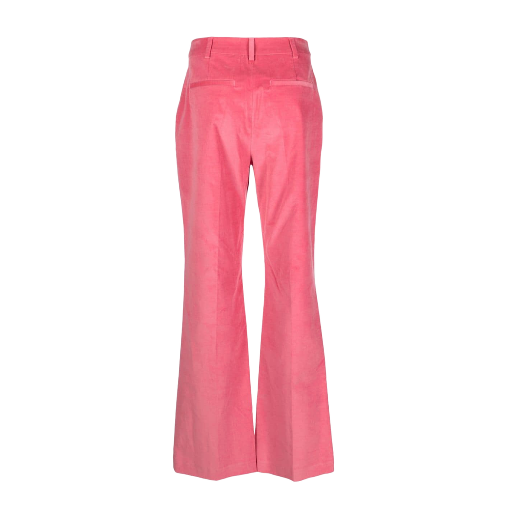 Flamingo Pink Flare-Leg Trousers