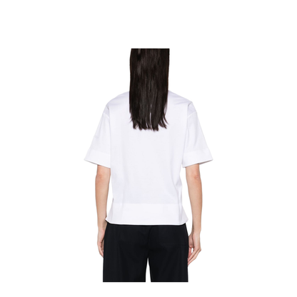 Logo Cotton T-Shirt in White