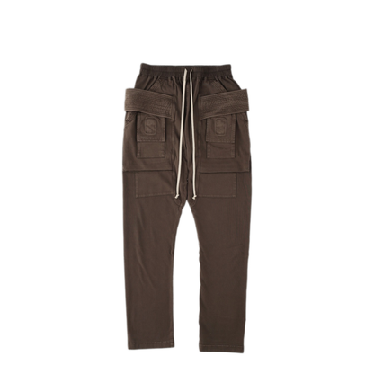 MAYFEYR - Rick Owens - Charcoal Cotton Trousers - DU02F6376RIG78