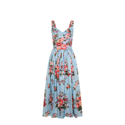 Maxi Dress with Floral Print