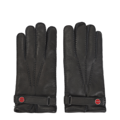 MAYFEYR - Kiton - Black Deer Leather Gloves - UGU023K0212L10003NERO