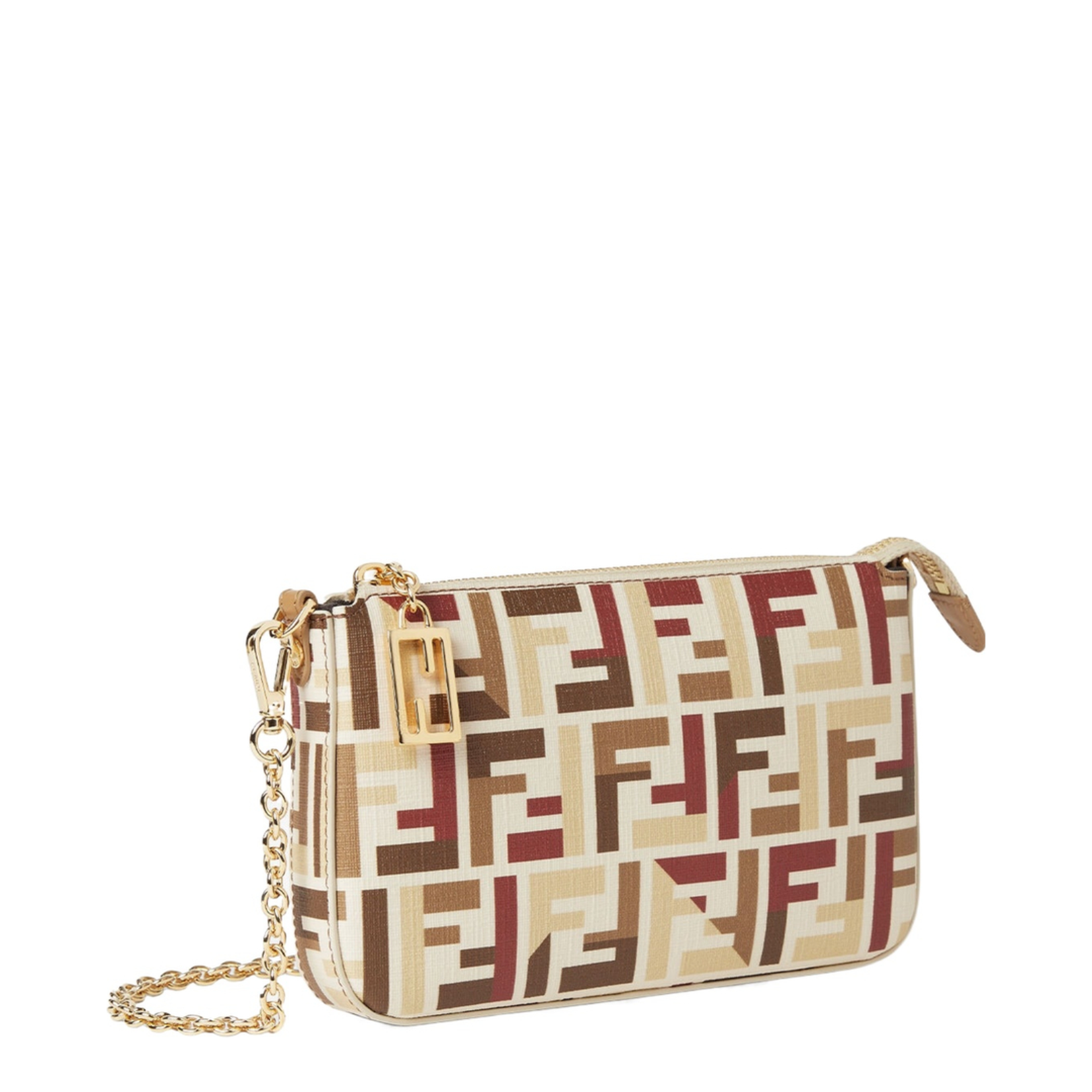 Baguette Ff fabric Pouch - Multicolour