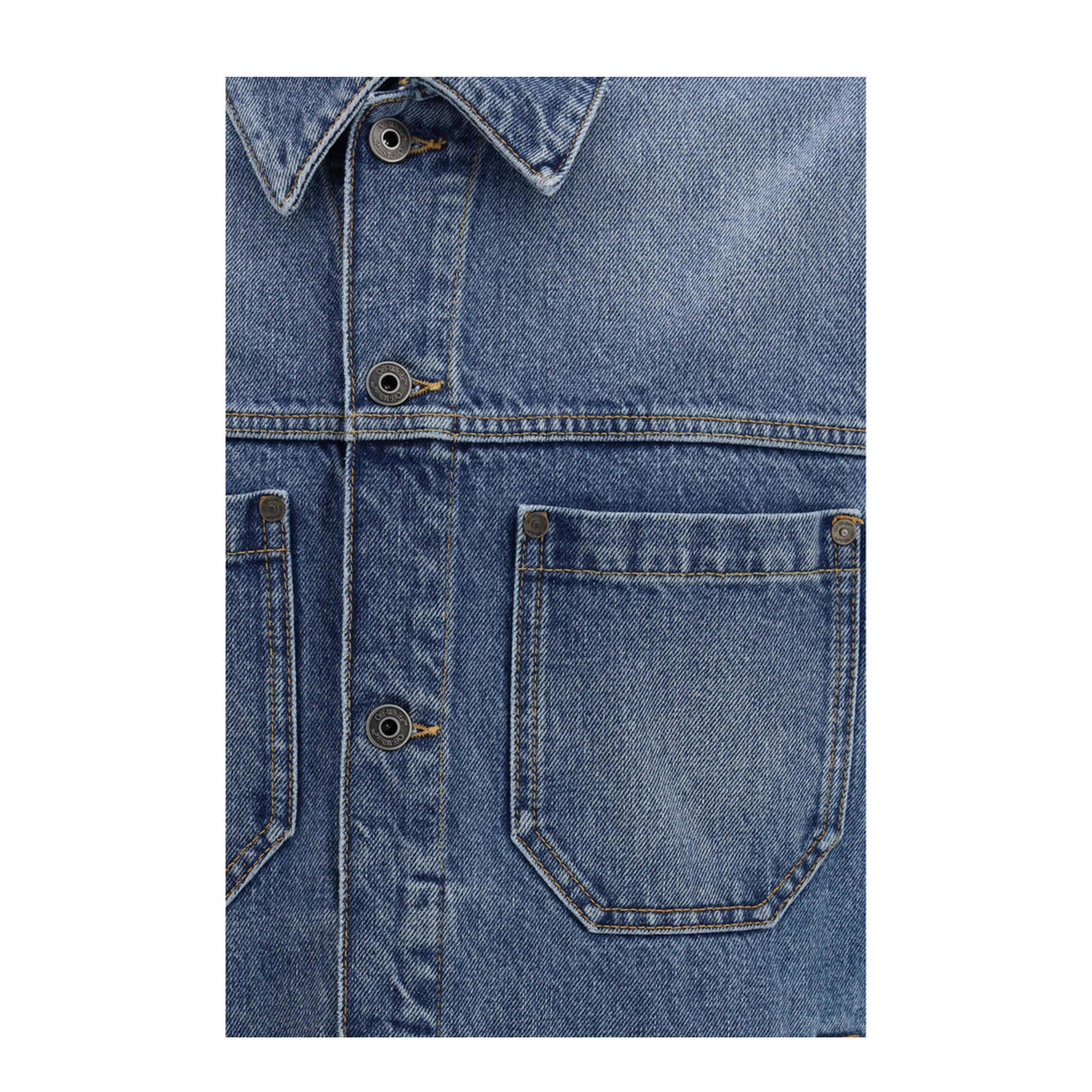 MAYFEYR - Off-White - Half Arrow Skate Denim Jacket - 44MYE09QS26D0024004000