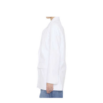 Double-Breasted Blazer - White