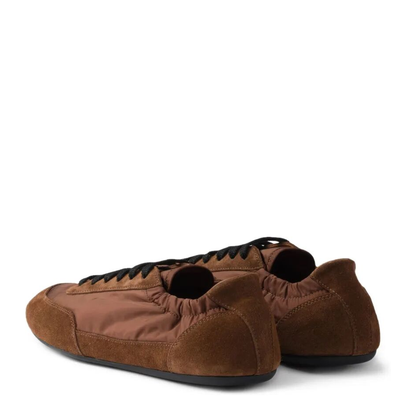 MAYFEYR - Prada - Collapse Re-Nylon And Suede Sneakers - 1E959NF005D7C
