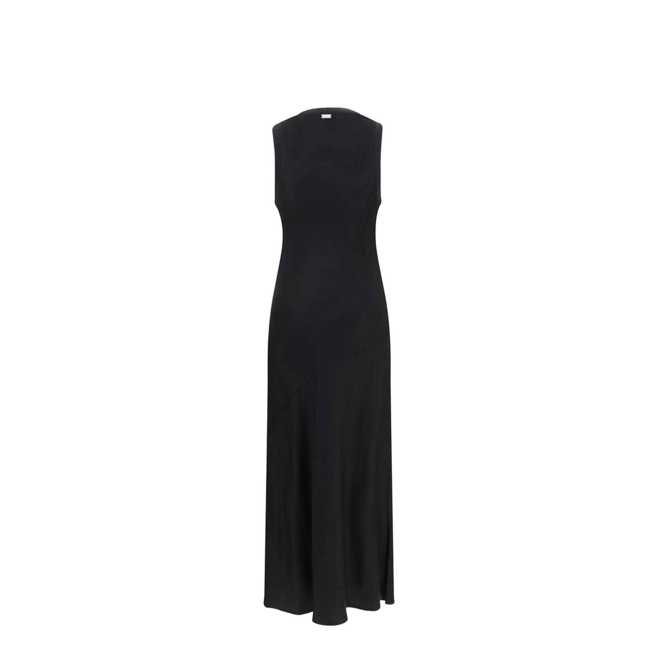 MAYFEYR - Ami Paris - Sleeveless Long Fluid Satin Dress - FDR658VI0053001