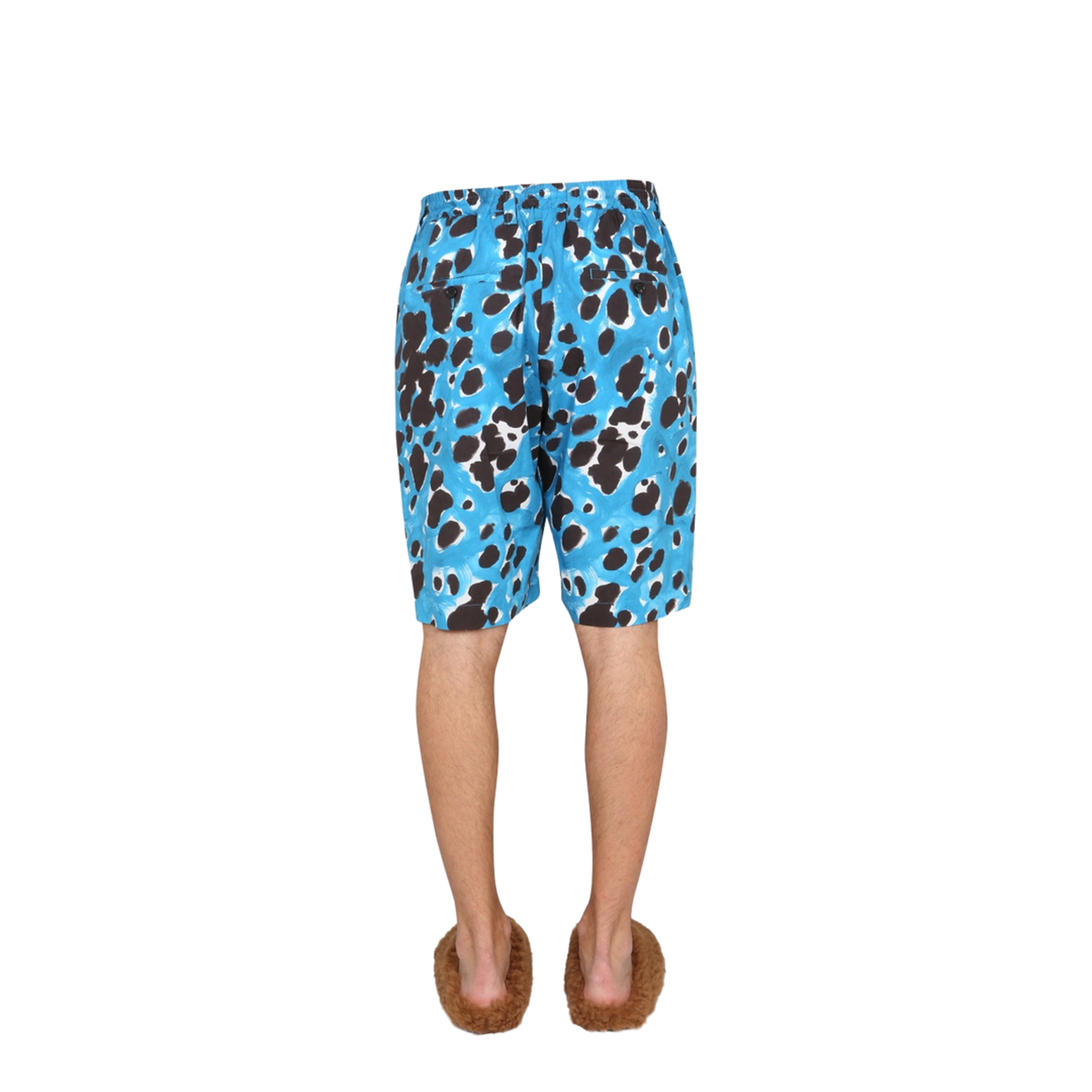 Bermuda Shorts with Pop Dots Print