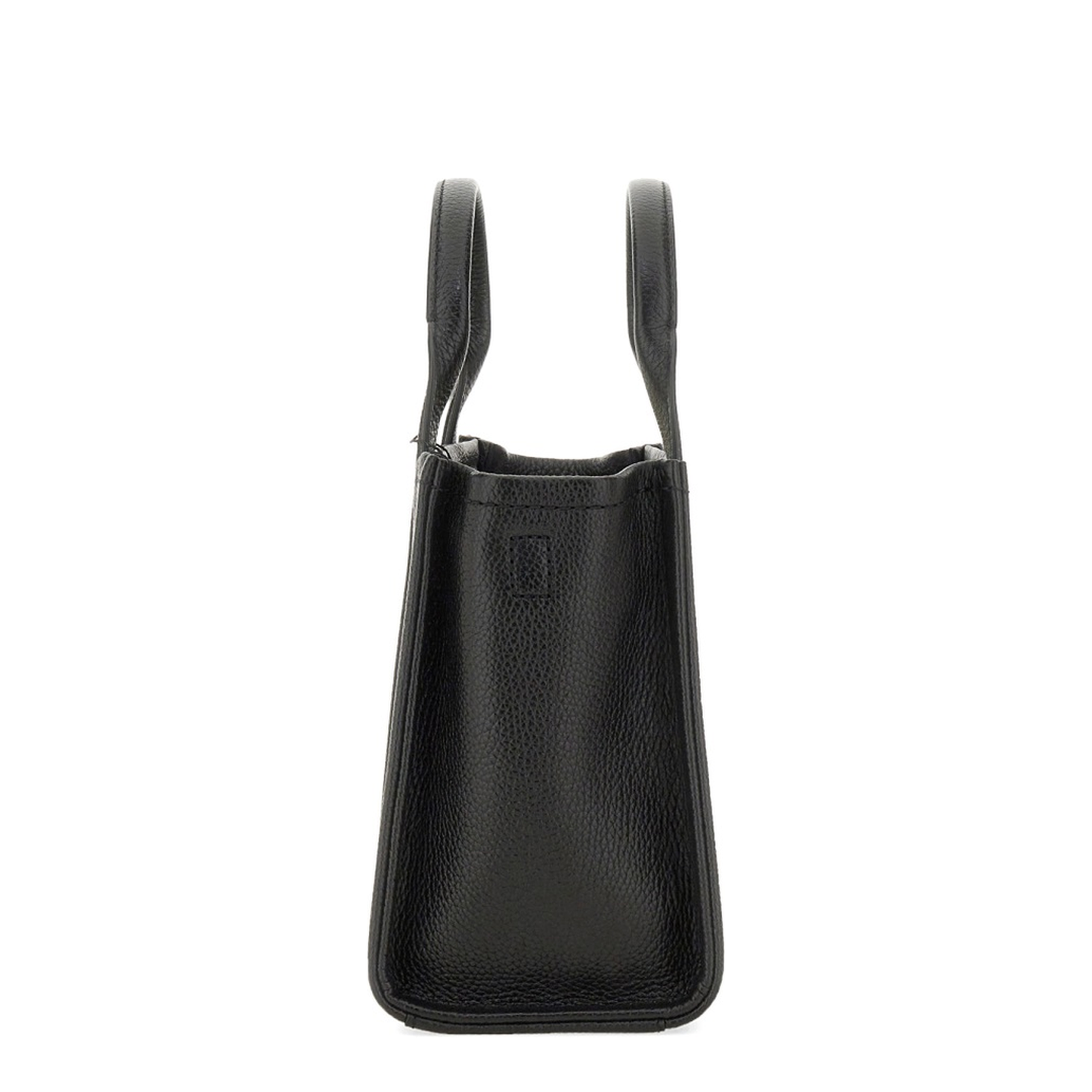 The Small Tote Bag Grainy Leather Bag in Black