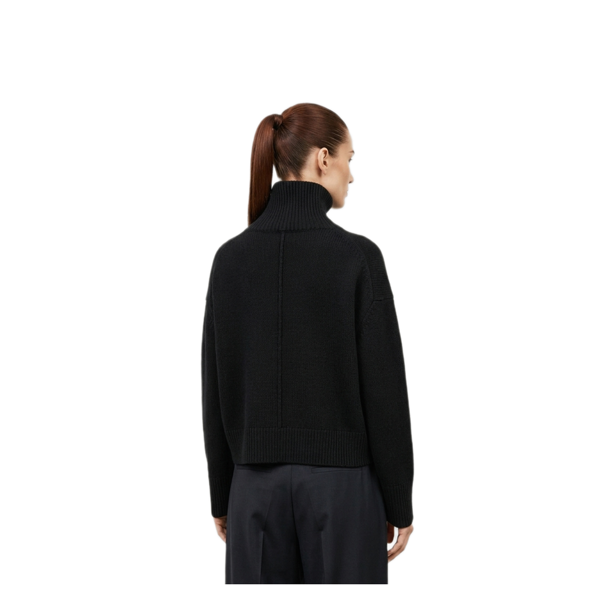 MAYFEYR - Loulou Studio - Black Jonah Turtleneck Sweater - JONAHBLACK