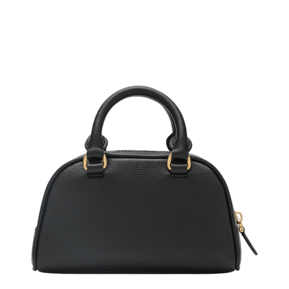 VLogo Signature Mini Calfskin Vanity Bag - Black