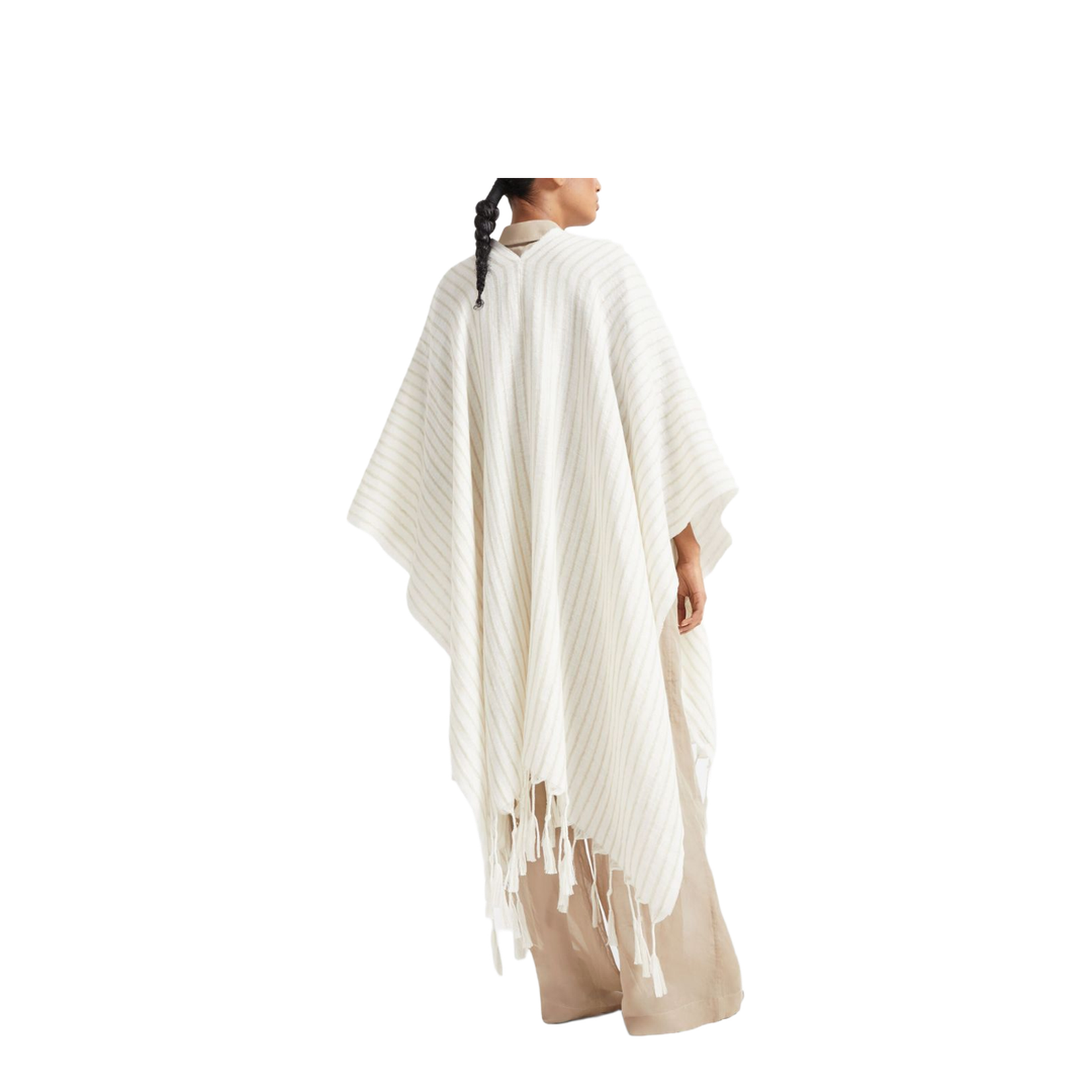 Double Knit Poncho in Panama