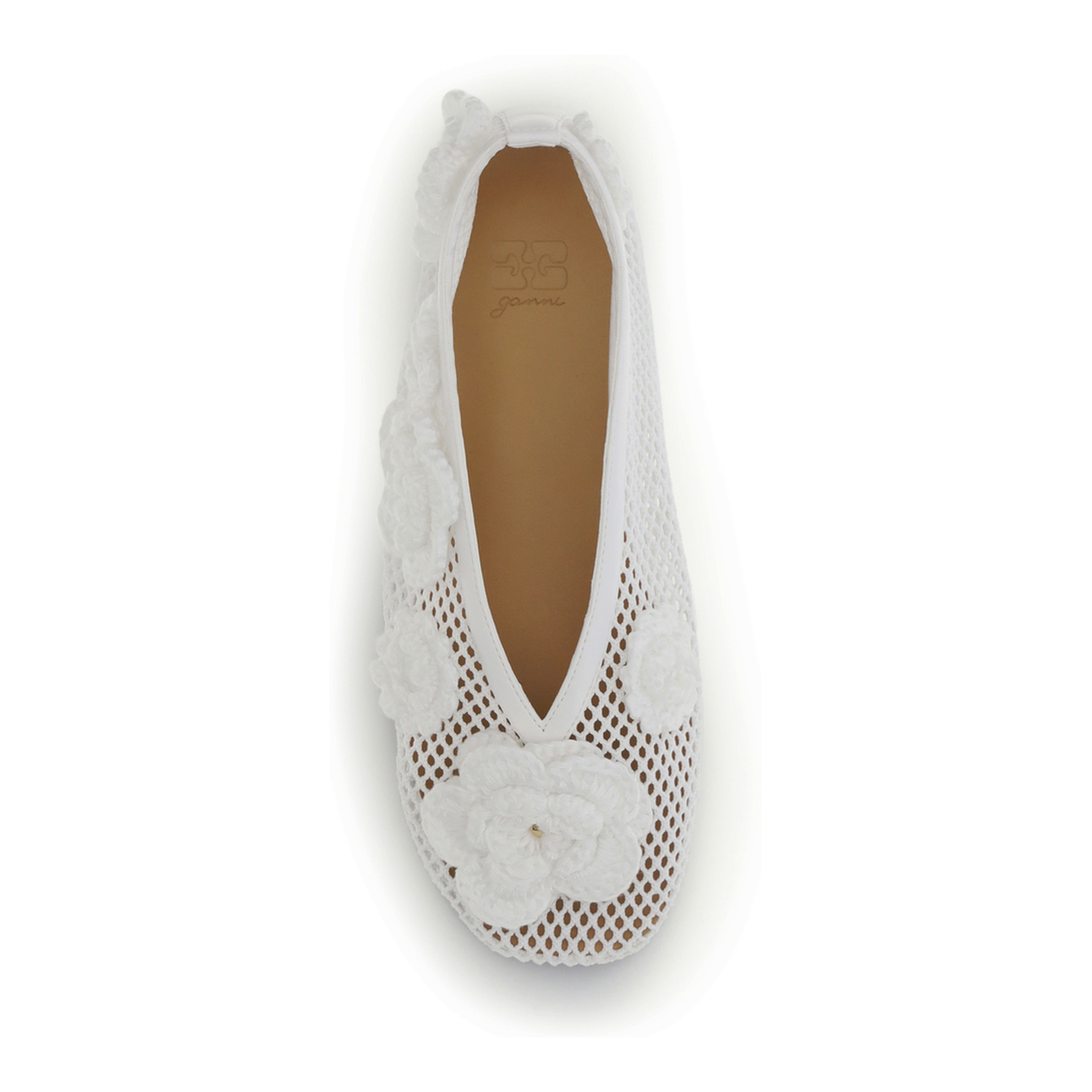 MAYFEYR - Ganni - Jenny Mesh Ballerinas - B1020179135