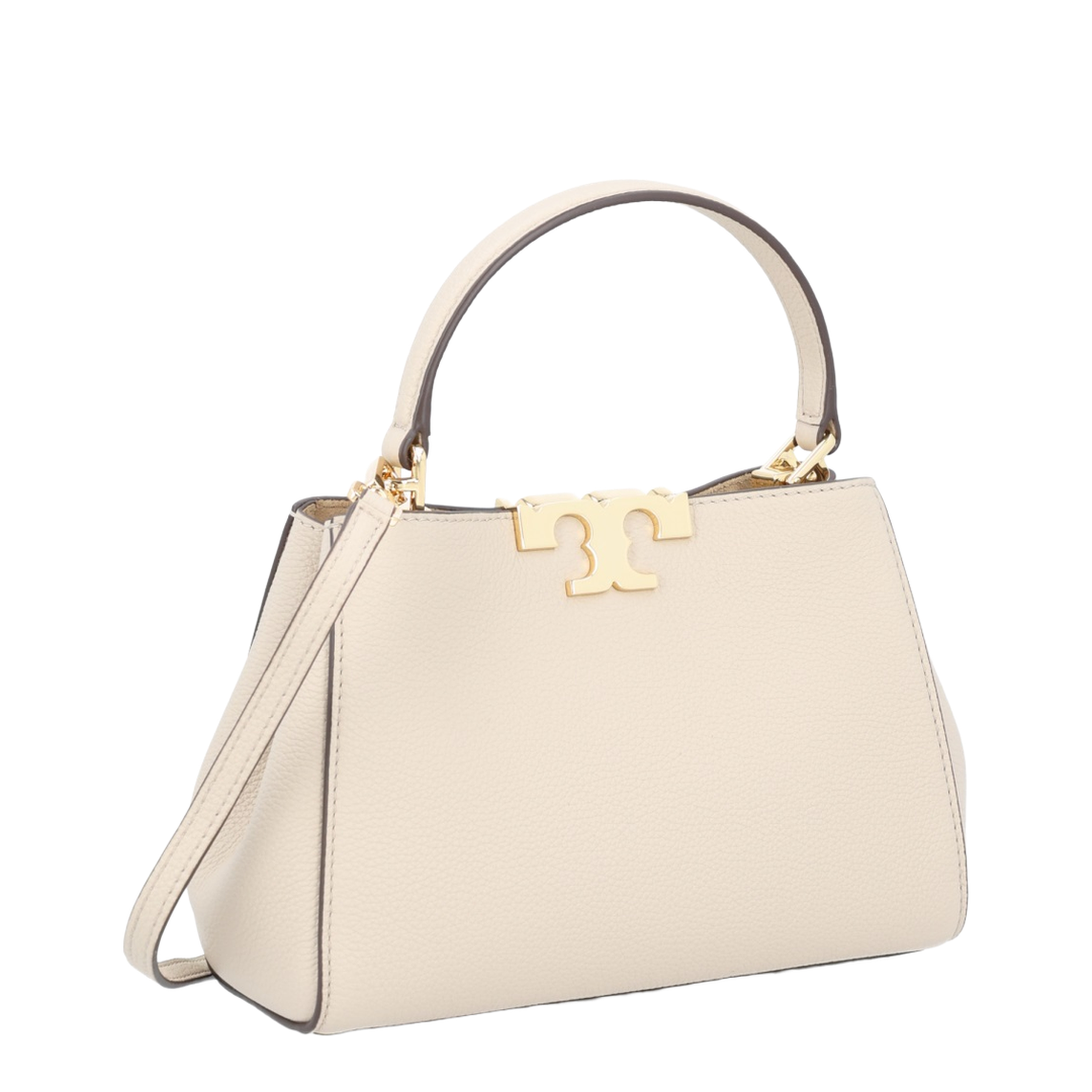 Eleanor Mini Pebbled Satchel - Dove Grey