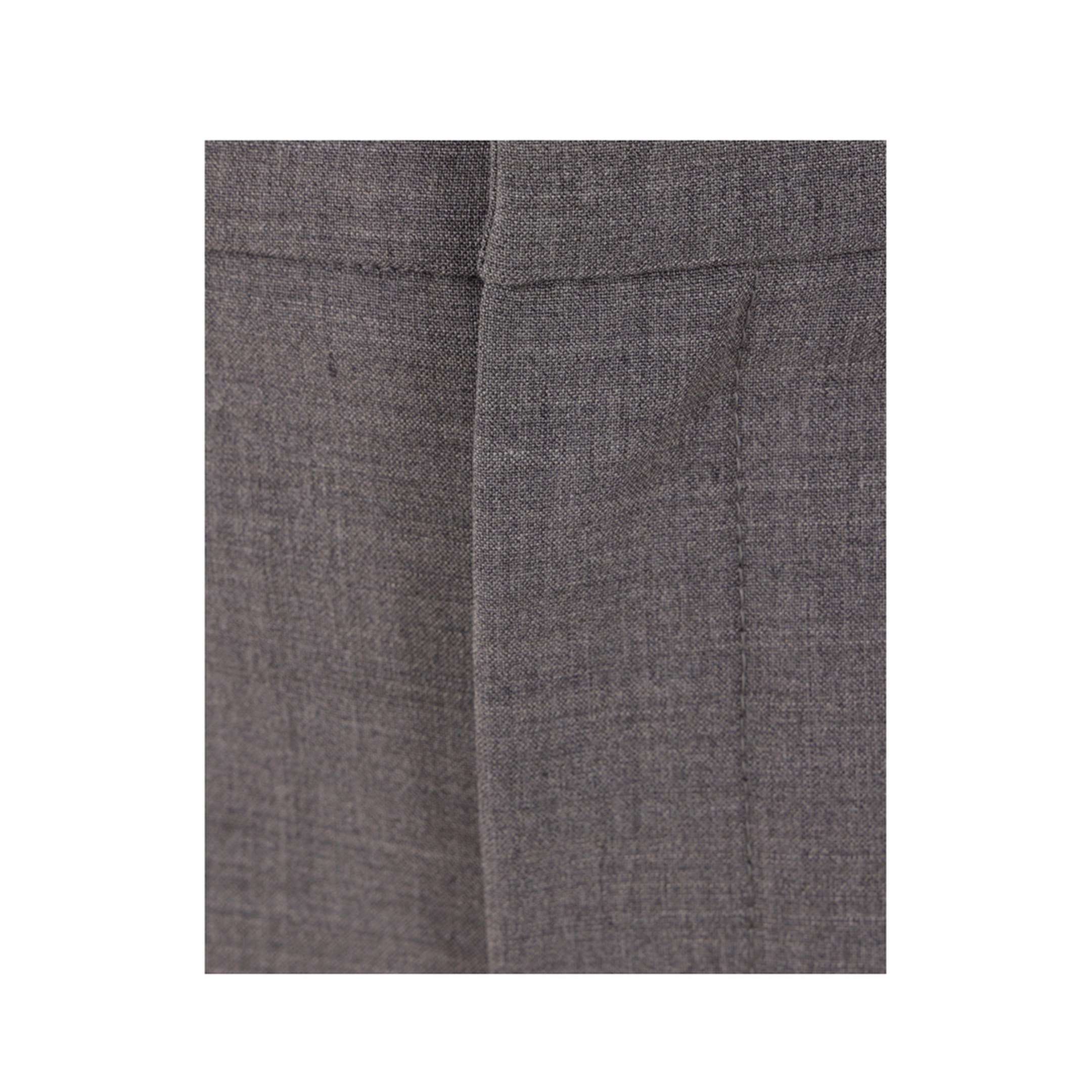 Grey Stretch Wool Blend Pants