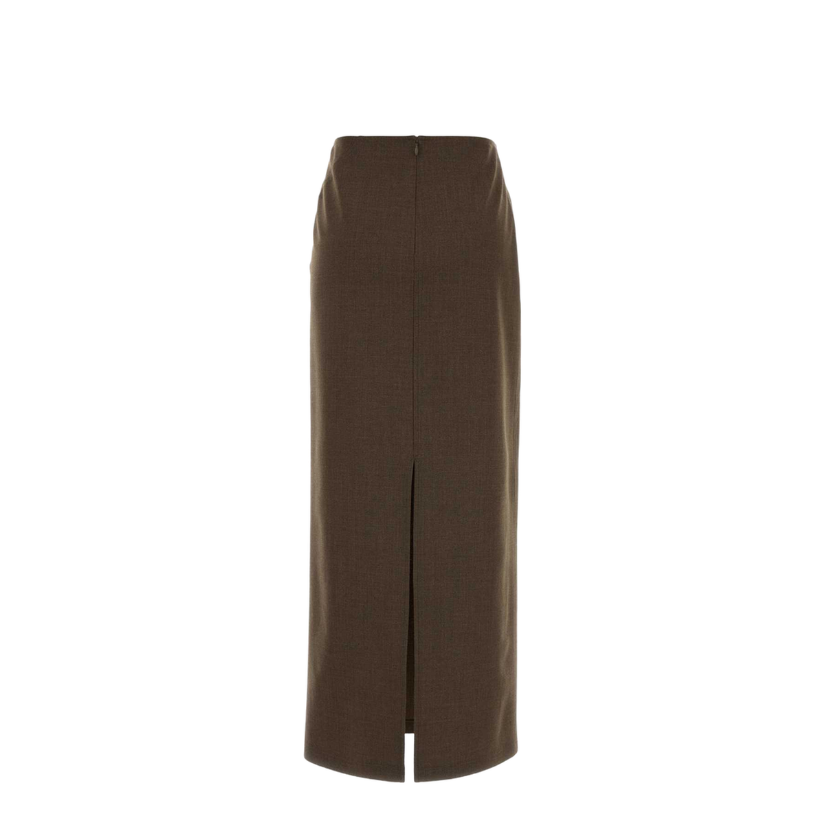 MAYFEYR - Jil Sander - Brown Stretch Wool Blend Skirt - J02MA0417J40325601