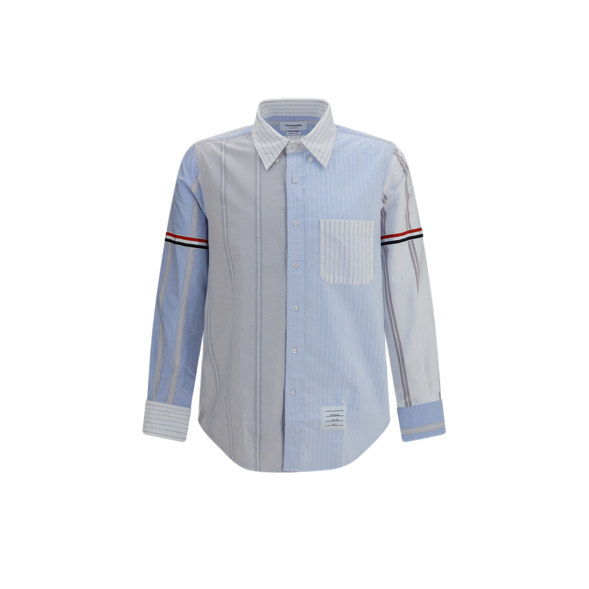 MAYFEYR - Thom Browne - Funmix Striped Oxford Shirt - MWL301FF0938480