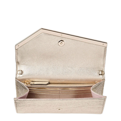 MAYFEYR - Jimmy Choo - Platinum Ice Brilliance Fabric Clutch Bag - EMMIEDXB